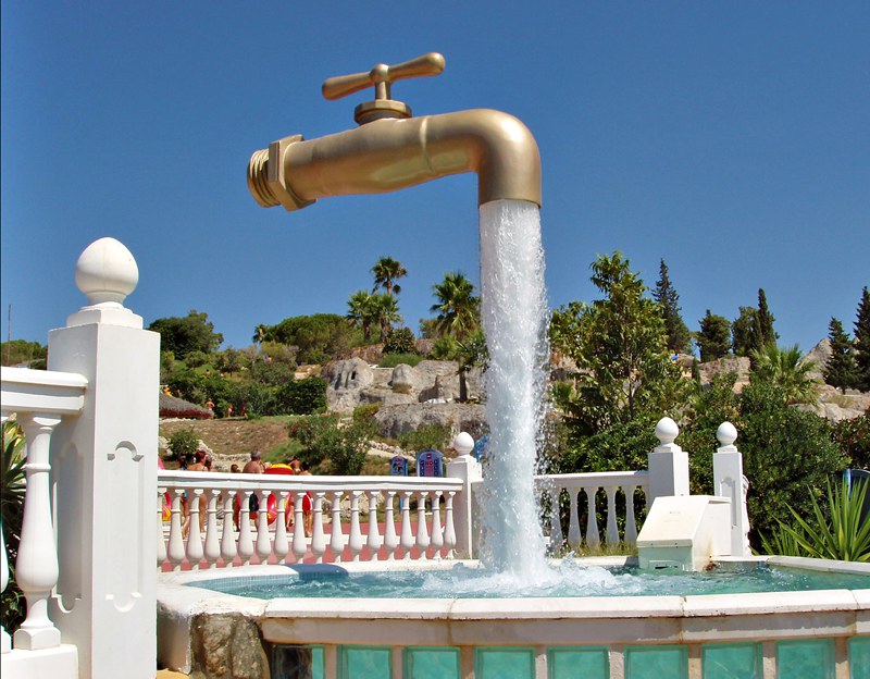 Tap Fountain Spain